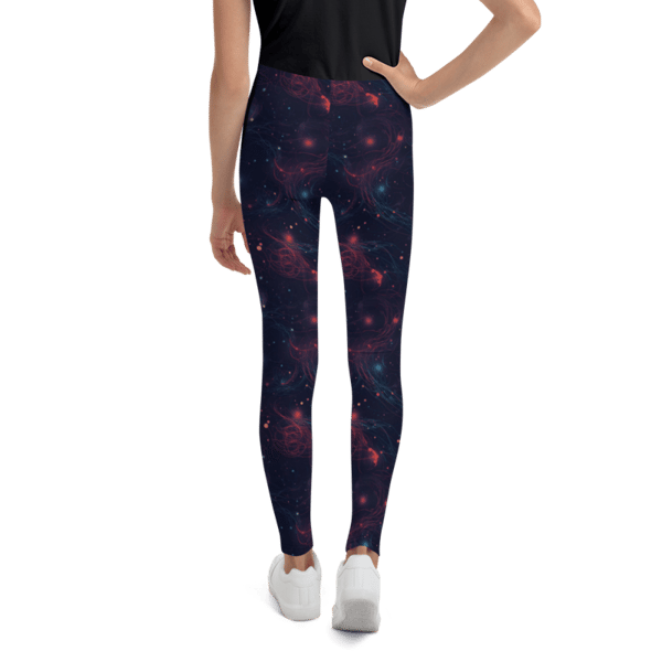 Space Galaxy Stars Pattern Youth Leggings