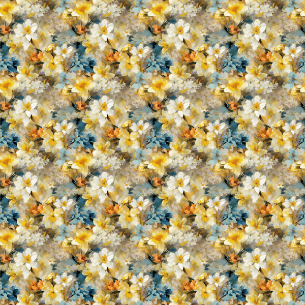 Colorful Spring Flowers Seamless Pattern Recycled unisex sports jersey