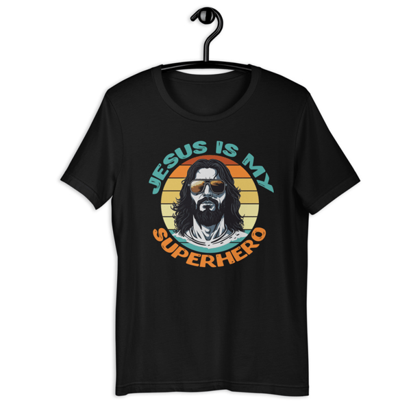 Jesus is My Superhero Unisex t-shirt