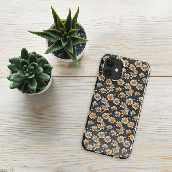 Daisy Flowers Retro Seamless Pattern Snap case for iPhone®