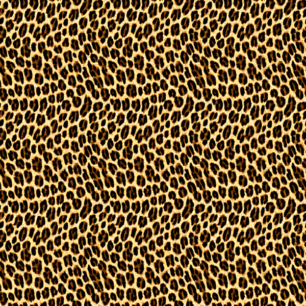 Leopard Skin Animal Print Seamless Pattern Skater Skirt