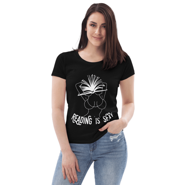Reading is Sexy Women's fitted eco tee