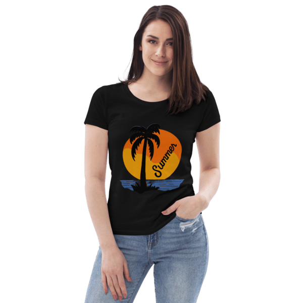 Women's fitted eco tee Summer , Travel,Vacation, Sea T shirt