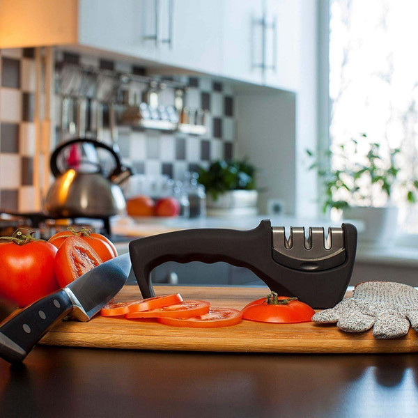 ASPEKT Knife sharpener, black - IKEA