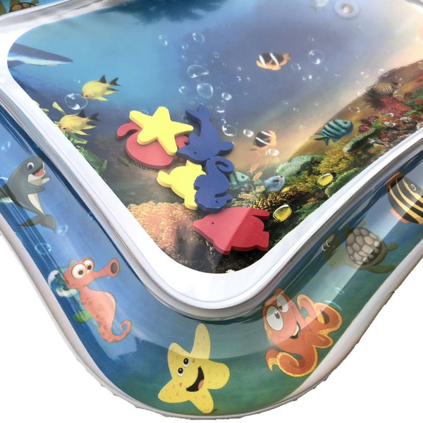 Lively Kids Fun With Inflatable Aquarium Mat - Inspire Uplift