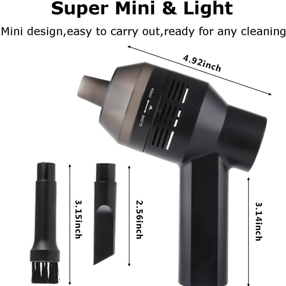 Mini USB Vacuum Cleaner For Laptop, Desktop & Car 4