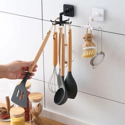 360 degree rotating utensils hook