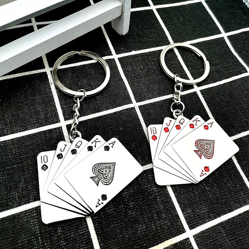 5 Playing Card Keychain For Car Guys4