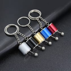 6-speed stick shift keychain