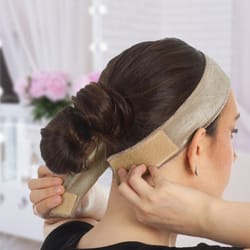 adjustable soft velvet wig grip headband