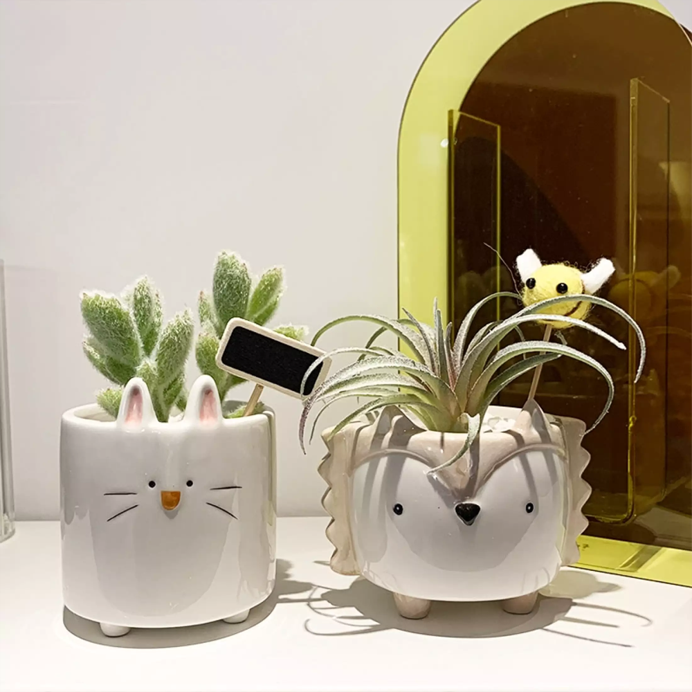 Cartoon Animal Shaped Ceramic Flower Pots 2