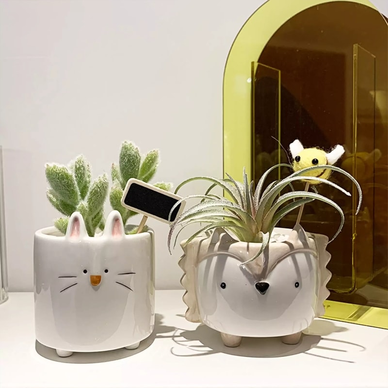 Cartoon Animal Shaped Ceramic Flower Pots 2
