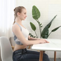 clavicle support brace belt with velcro – ideal gift for posture correction, back pain relief & wellness