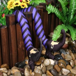 creepy & spooky realistic witch legs for halloween