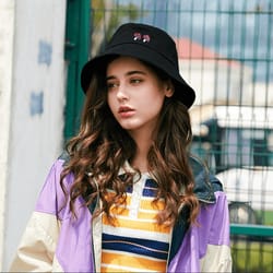 cute aesthetic mushroom bucket hat