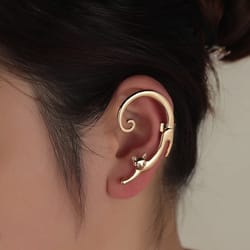 cute kitty cat earring cuff