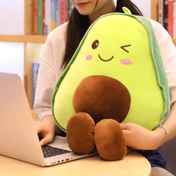 cute stuffed avocado plush with legs