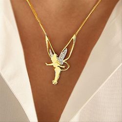 exquisite flower fairy necklace for women