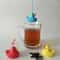 Food Grade Silicone Duck Tea Infuserblue