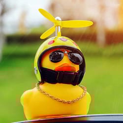 gangster rubber duck car toy