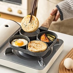 non-stick 4 egg frying pan