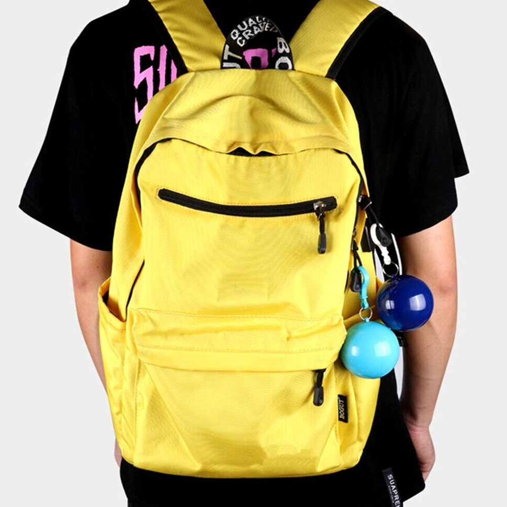 Portable Raincoat Ball Keychain 3
