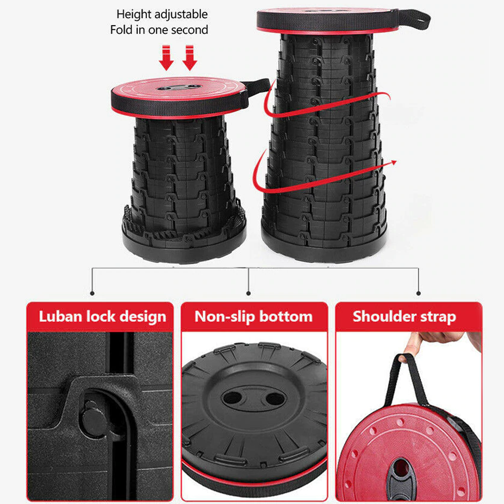 Portable Retractable Stool For Indoor and Outdoor Use2