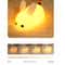 Rechargeable Silicone Dimmable Bunny Night Light 4