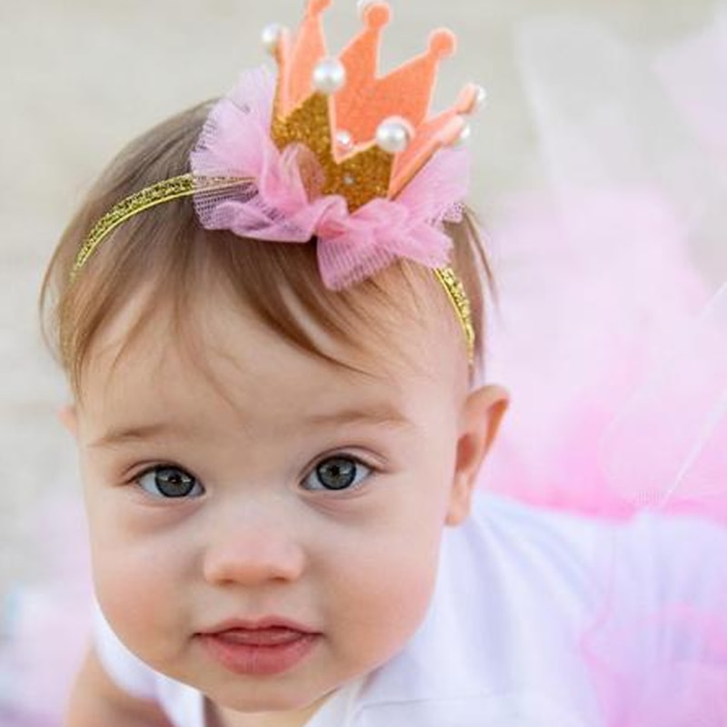 Soft Baby Crown Headbands 1