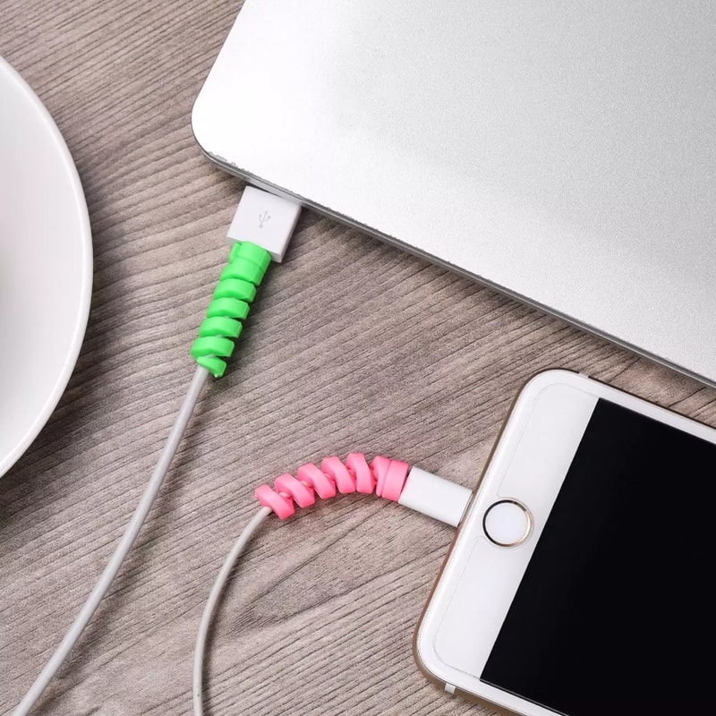 Spiral Cable And Wire Protector For Charger & Earphones 4