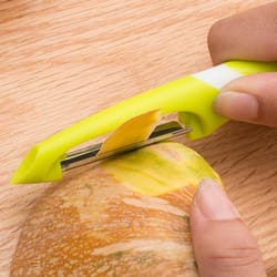 stainless steel soft fruit & vegetable skin peeler