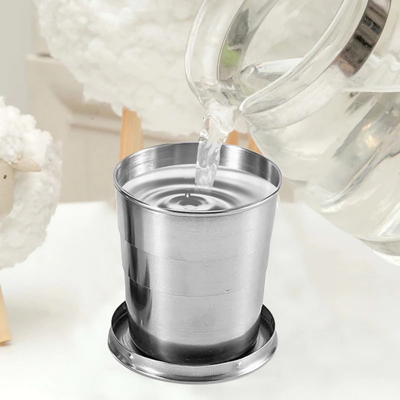 collapsible cup with lid