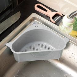 the best triangular sink basket drain shelf