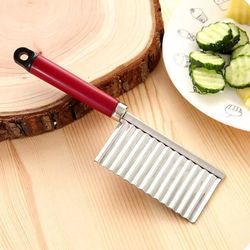 Wavy Crinkle Cutter Knife Vegetable Slicer