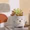 Cartoon Animal Shaped Ceramic Flower Pots Rabbit