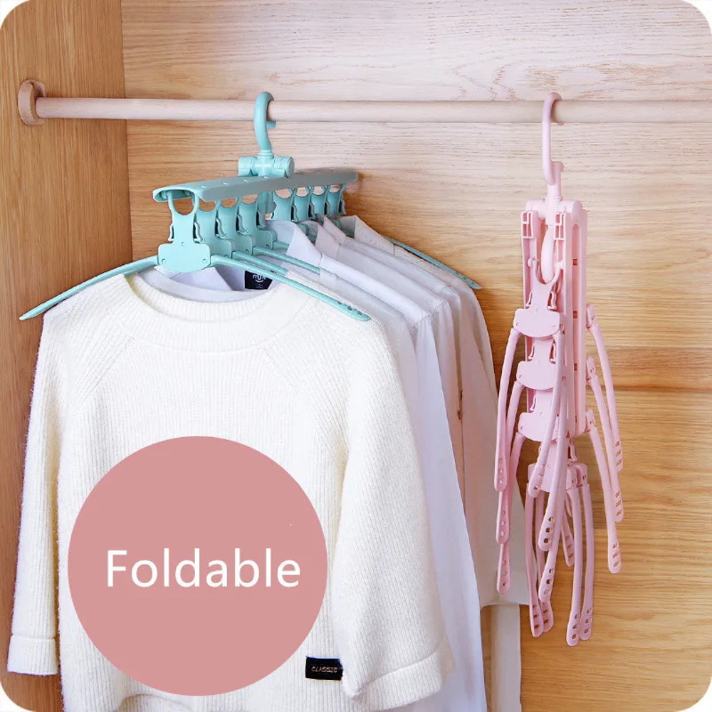 Smart Collapsible & Folding Clothes Hanger 1