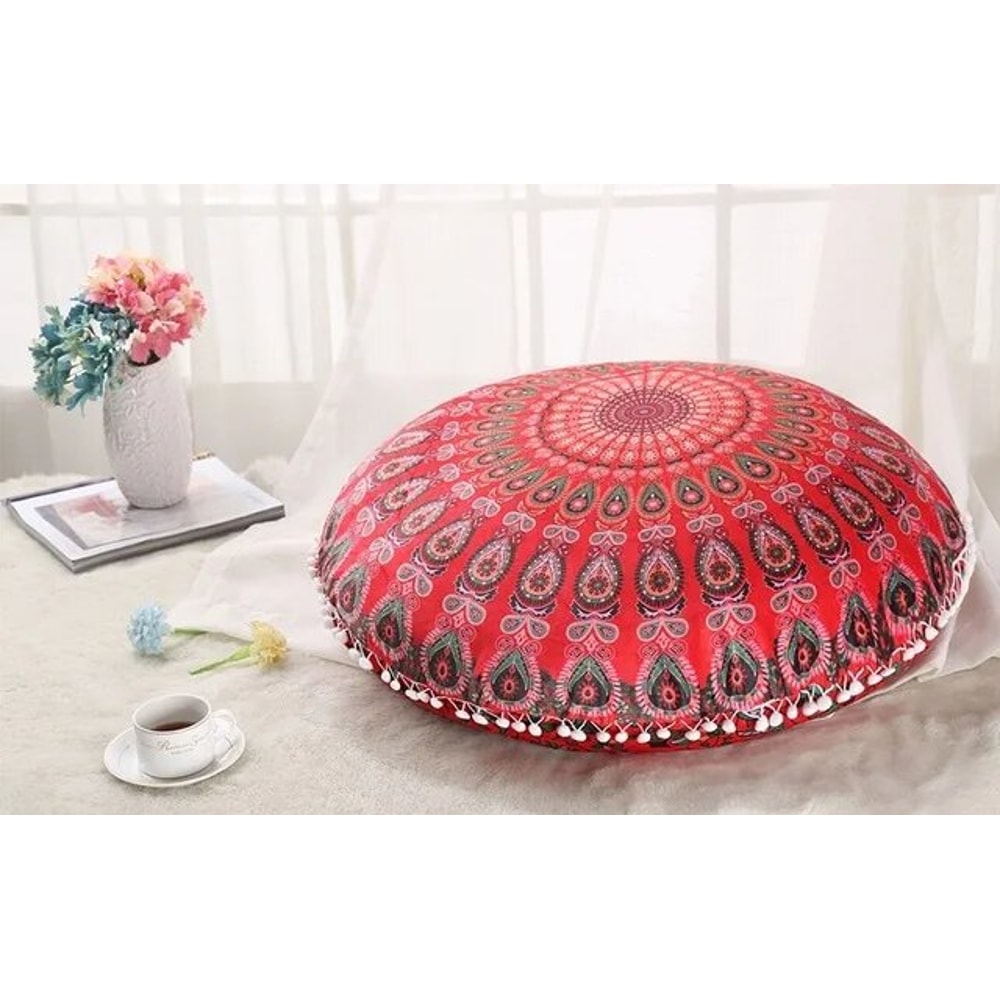 Boho Floor Pillow Cover 6