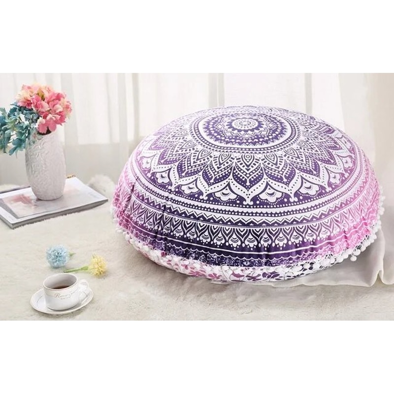 Boho Floor Pillow Cover 3