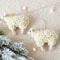 Handmade Christmas Sheep Decor
