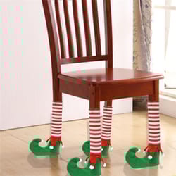 christmas chair socks