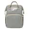 Multifunctional 3 in 1 Baby Diaper Bag With Bed (Waterproof Exterior) Gray