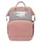 Multifunctional 3 in 1 Baby Diaper Bag With Bed (Waterproof Exterior) Pink