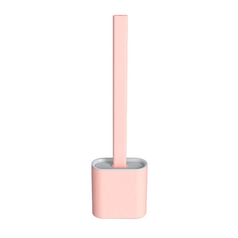 Next-Gen Clean - Revolutionary Flexible Silicone Toilet Brush with Holder, Wall-Mounted Design, Water-Repellant7