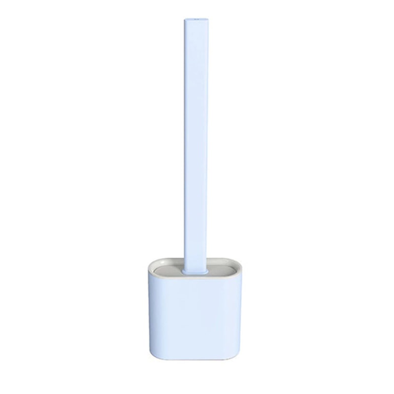 Next-Gen Clean - Revolutionary Flexible Silicone Toilet Brush with Holder, Wall-Mounted Design, Water-Repellant6