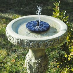 Solar Garden Fountain - Easy Install, Eco-Friendly Plastic Design, Perfect for Outdoor Transformations