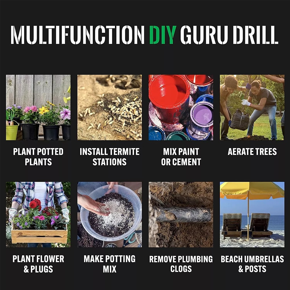 Garden Spiral Hole Drill Planter 3