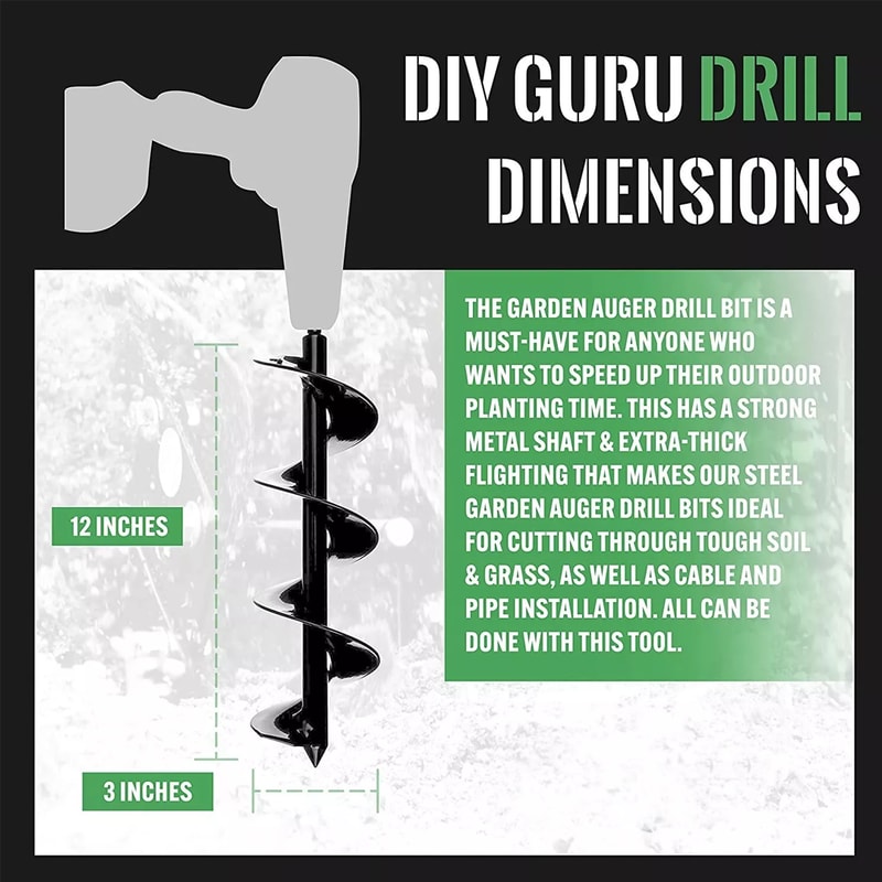 Garden Spiral Hole Drill Planter 4