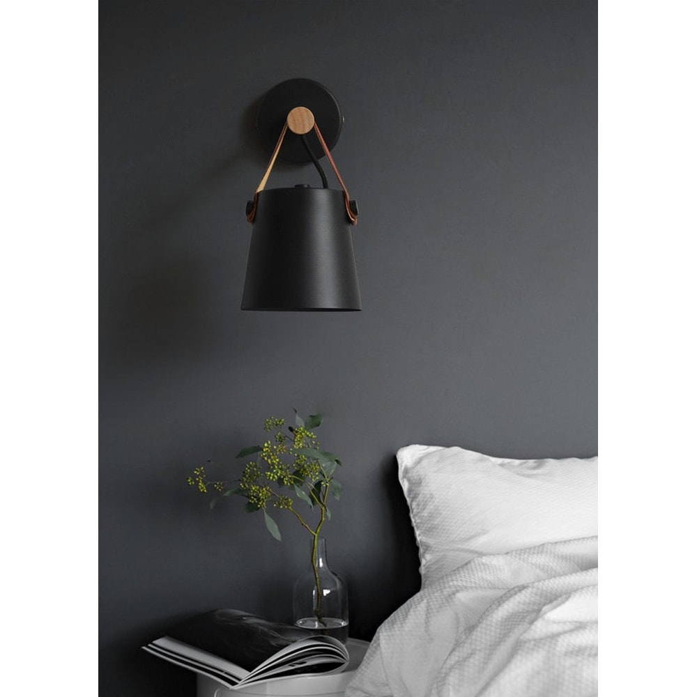 Nordic Wooden Hanging Wall Lamp3