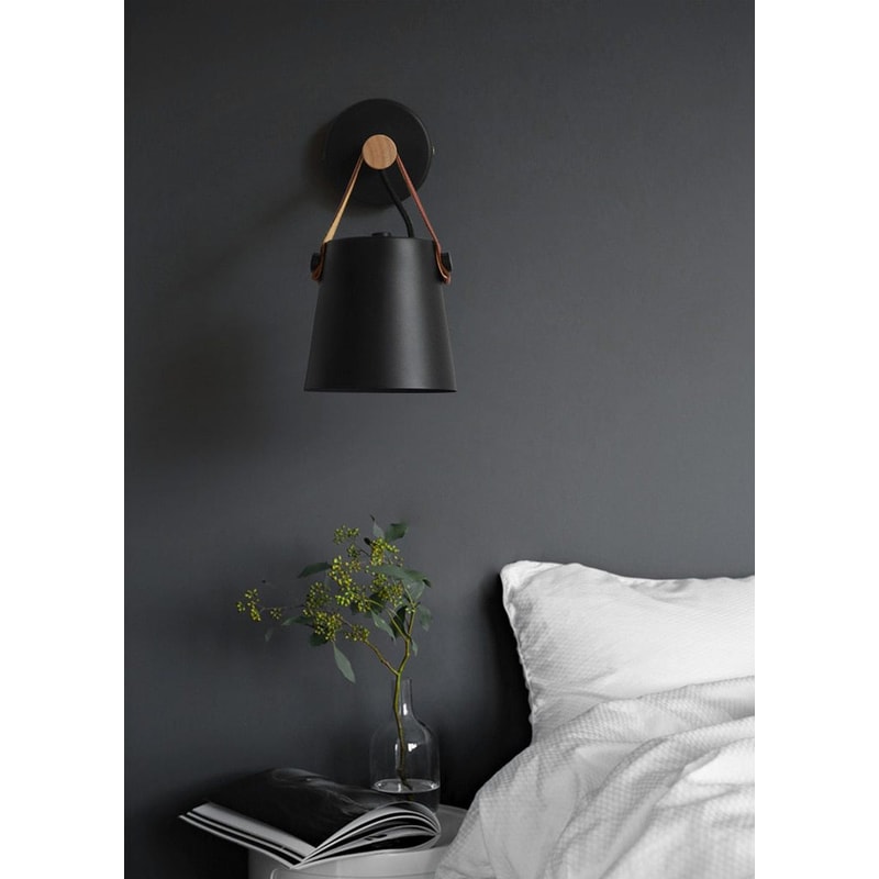 Nordic Wooden Hanging Wall Lamp3