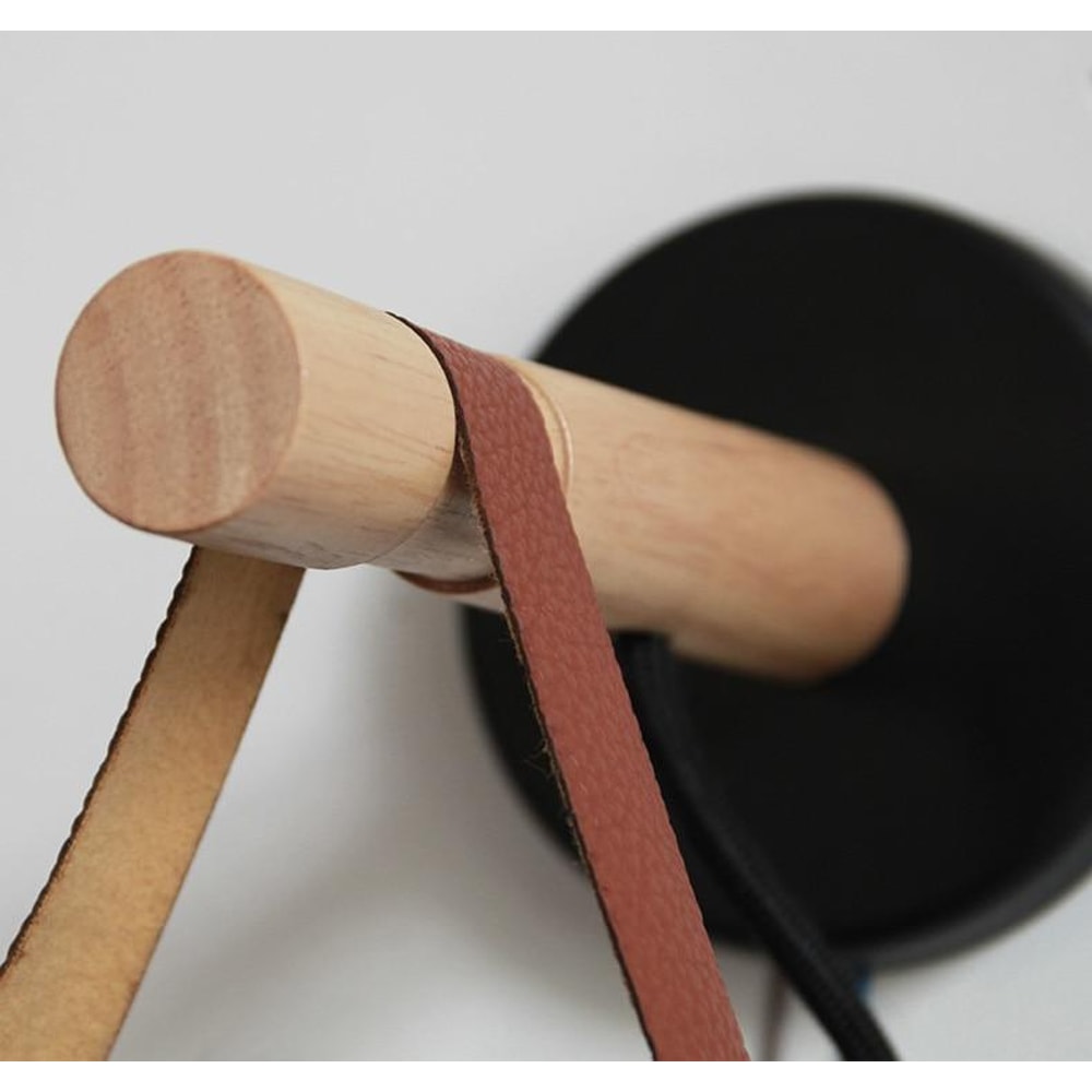 Nordic Wooden Hanging Wall Lamp8